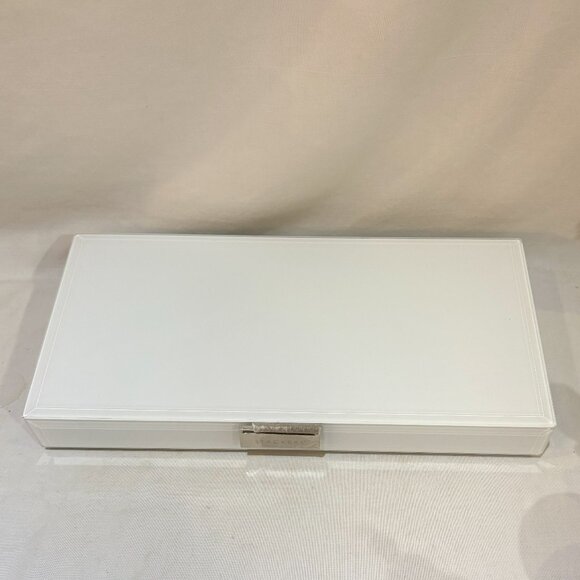 Stackers White Glass Jewelry Box - Picture 1 of 9